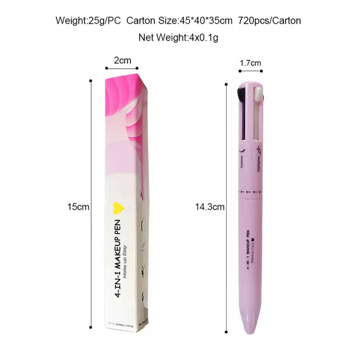 4 in 1 Makeup Pen